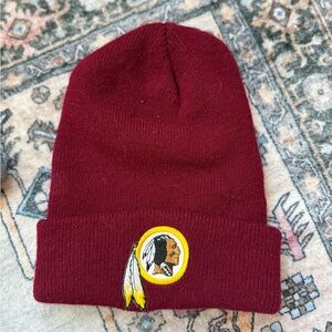 VTG Washington Commanders beanie with old logo patch / made in USA